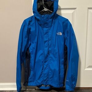 The North Face Men's Vibrant Blue Raincoat